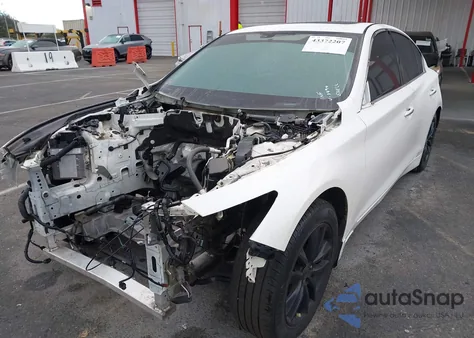 2017 Infiniti Q50 3.0T Red Sport 400 z USA, uszkodzony, nr VIN JN1FV7AP4HM850494